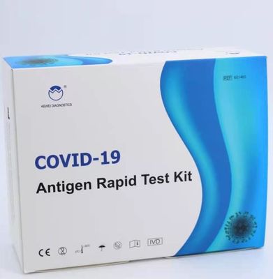 Быстрые диагностические наборы теста горла Covid-19, набор диагностического теста носовой пробирки быстрый