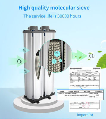 Оборудование концентратора кислорода молекулярной сетки очищенности 5L 96% для пользы больницы