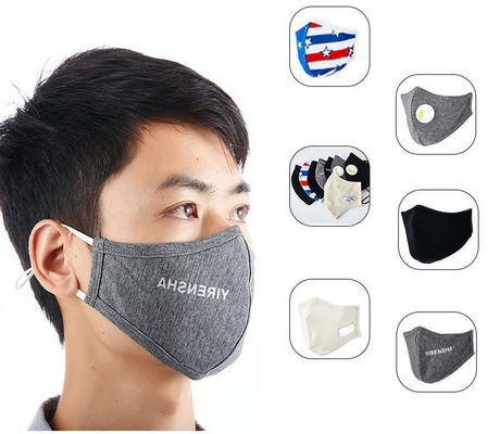 Черные многоразовые Washable медные лицевые щитки гермошлема хлопка маски PM2.5 иона взрослые
