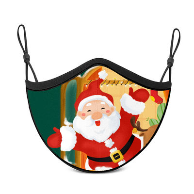 Лицевой щиток гермошлема детей рождества, красочное 100% хлопок лицевых щитков гермошлема праздника