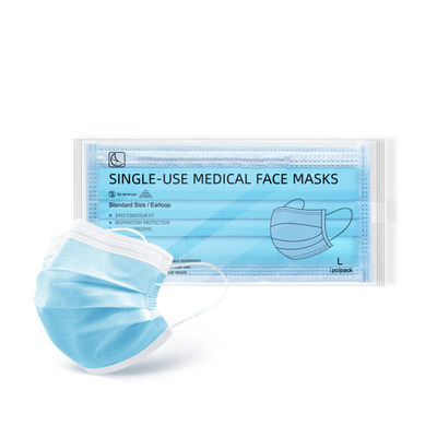 3 курсируйте устранимый медицинский лицевой щиток гермошлема маски 95% BFE устранимый не сплетенный