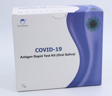 Тест шага чувствительности одного набора 95% теста устного антигена теста Covid-19 слюны быстрый