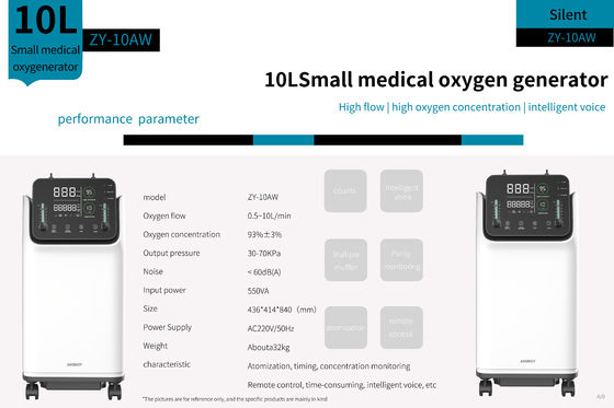 Двойной концентратор кислорода подачи 10lmp медицинский 10 литров